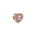 Charm Pandora Corazón Nivelado Brillante - Bijuvera