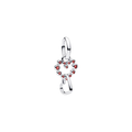 Charm Pandora Corazones Conectados y Gemas Rojas - Bijuvera