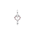 Charm Pandora Corazones Conectados y Gemas Rojas - Bijuvera