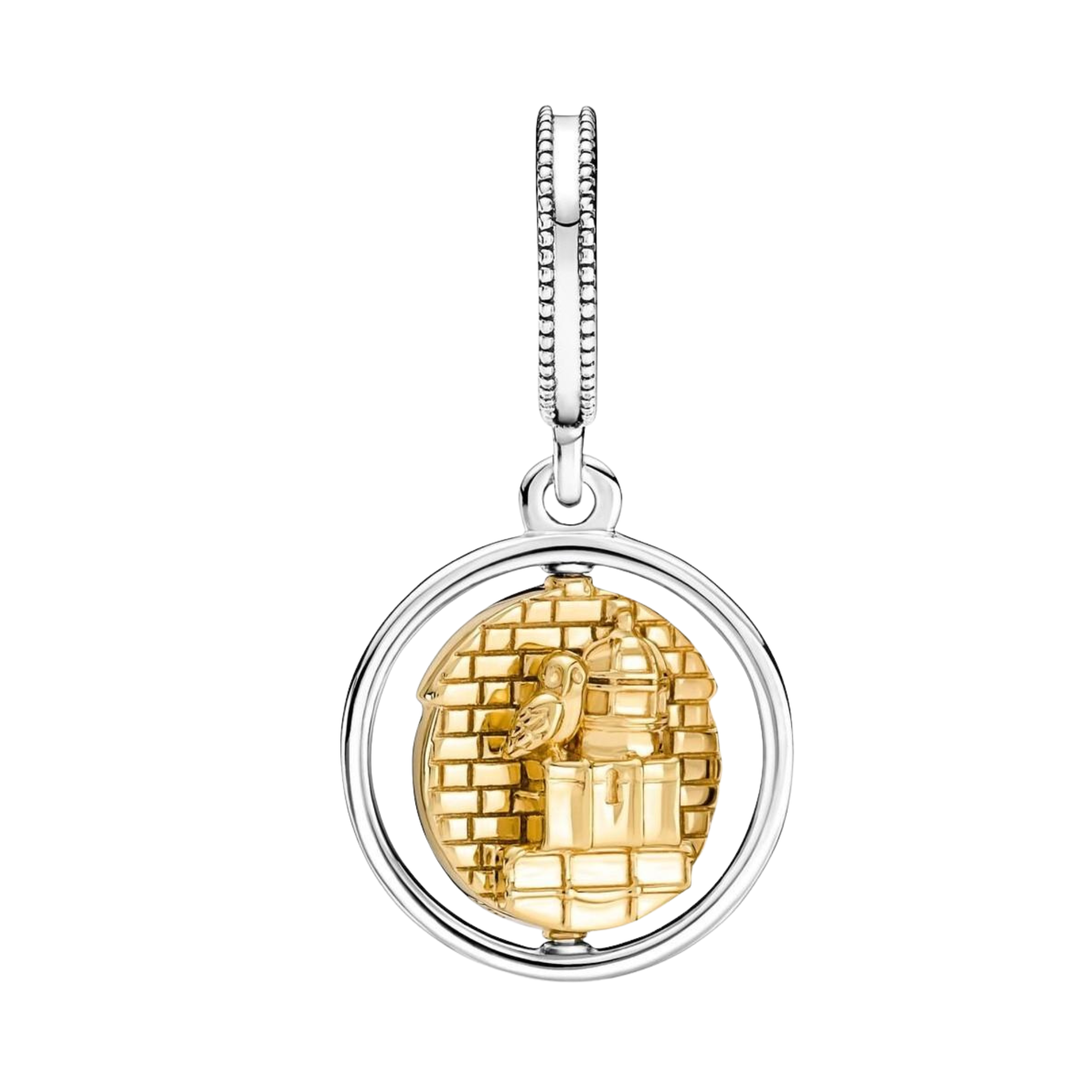 Charm Pandora Giratorio Hedwig de Harry Potter - Bijuvera