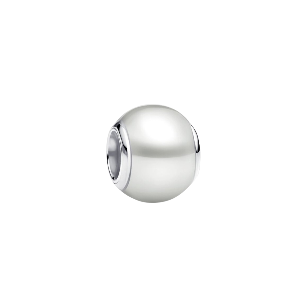 Charm Pandora Moments con Perla Artificial – Plata de Ley 925 Diseño Elegante