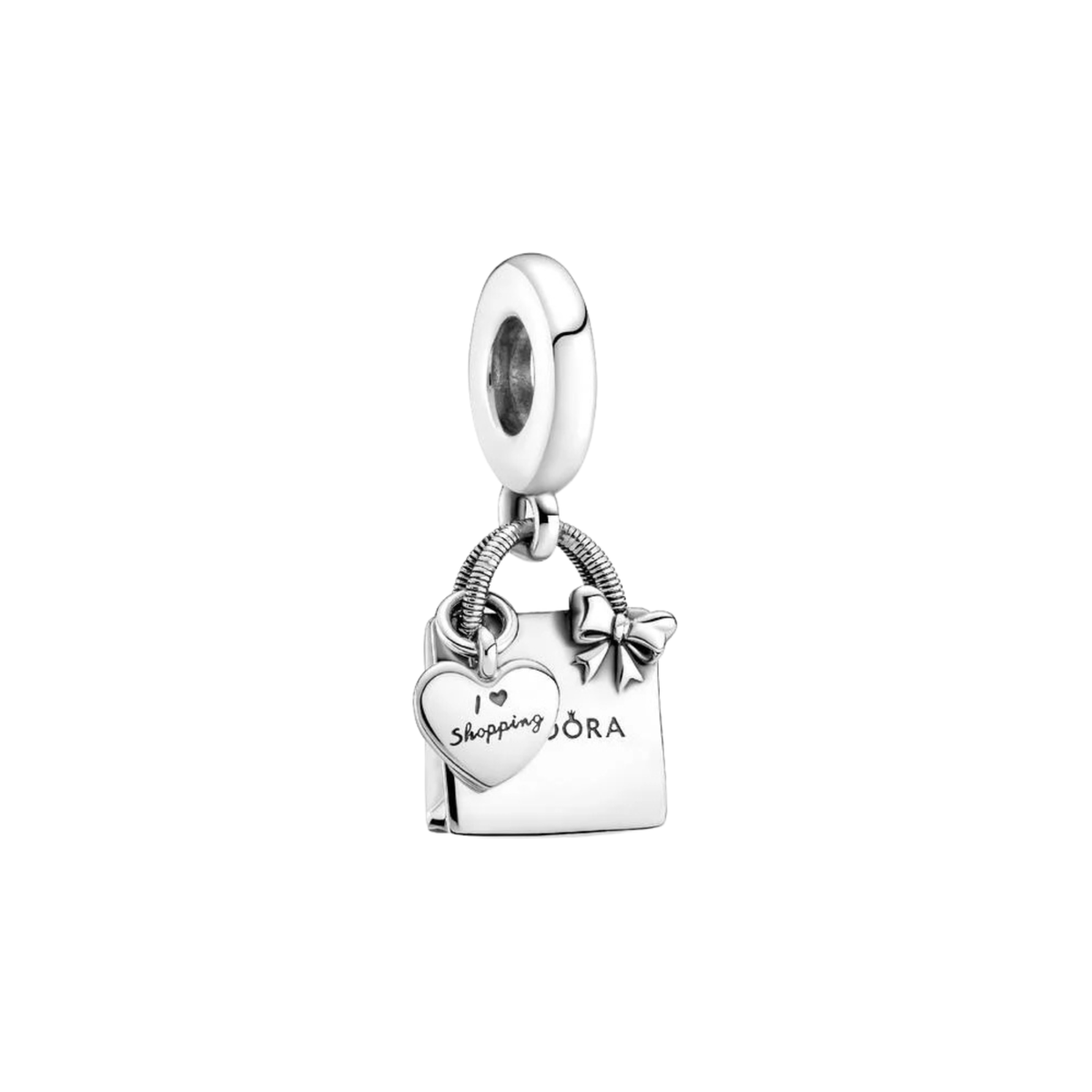 Pandora Shopping Bag Dangle Charm - Bijuvera