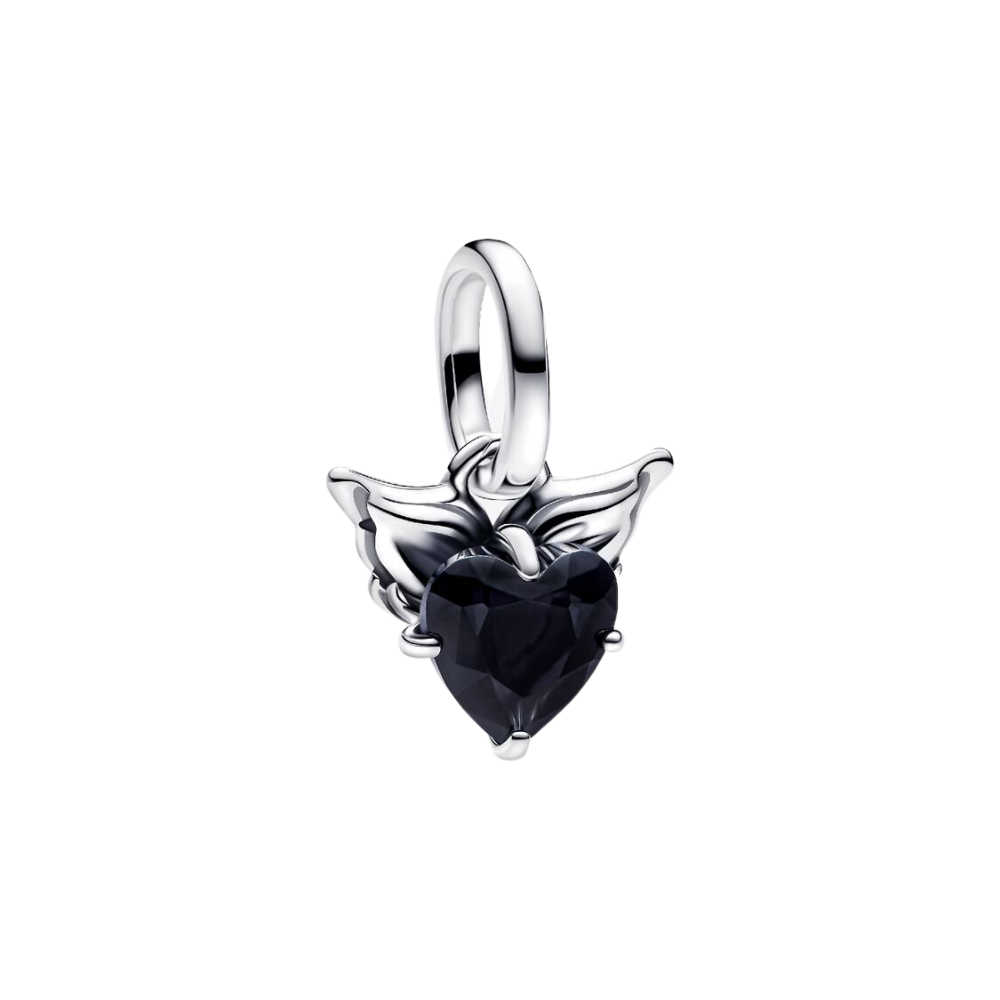 Mini Charm Pandora ME Corazón Alado – Plata de Ley 925, Diseño Ligero y Elegante