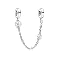 Charm Cadena Pandora de Seguridad Abalorio Cadena de Seguridad mujer plata - Bijuvera