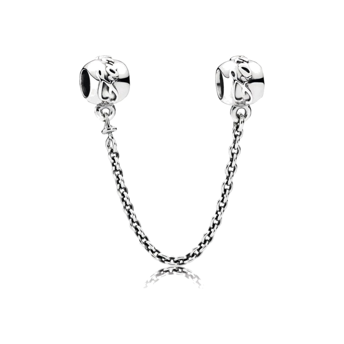 Charm Cadena Pandora de Seguridad Abalorio Mujer Cadena de seguridad Plata Lazos Familiares - Bijuvera