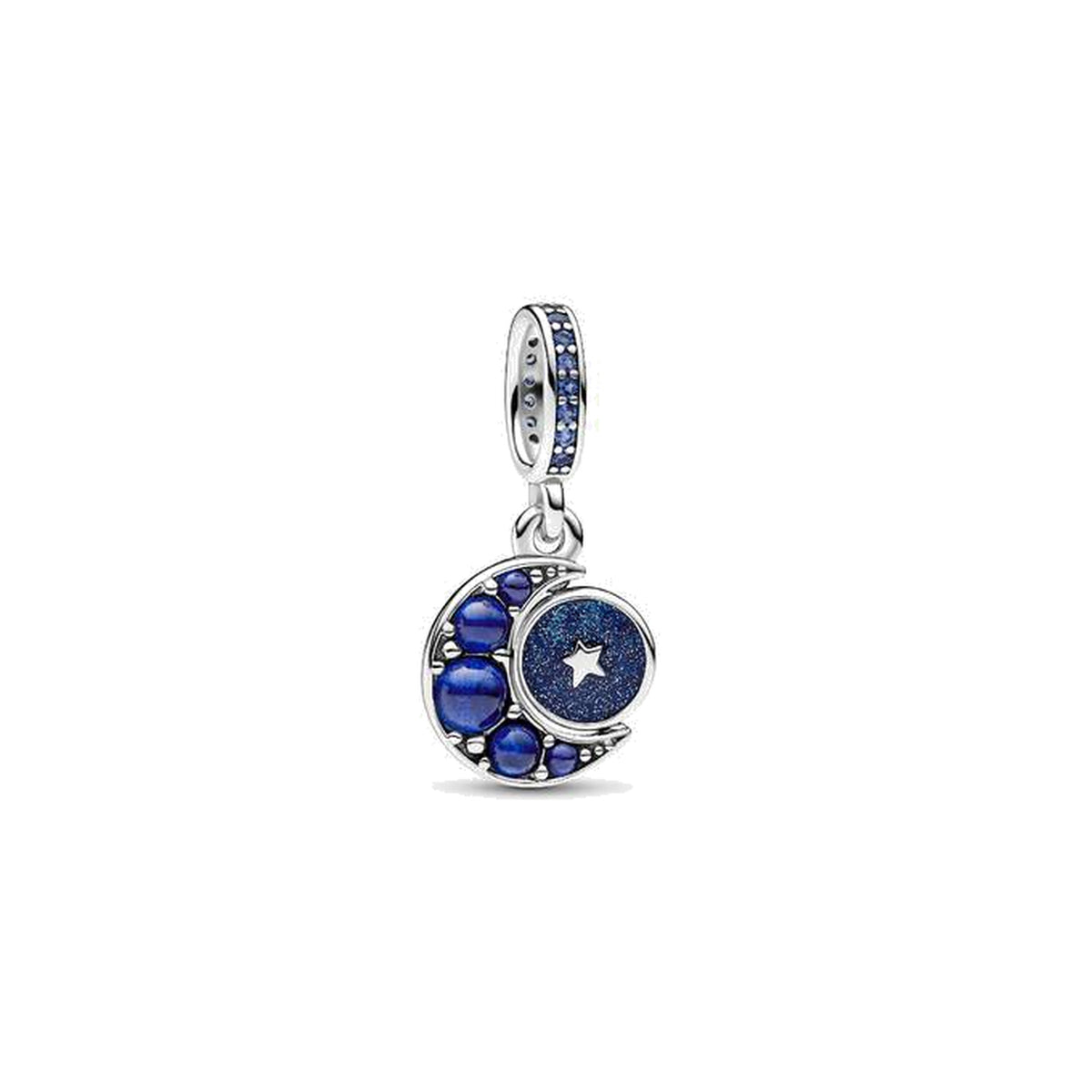 Charm Pandora Colgante Giratorio Luna Brillante - Bijuvera