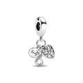 Charm Pandora Colgante Triple Infinito y Familia - Bijuvera