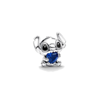 Charm Pandora Stitch Corazón Azul - Bijuvera