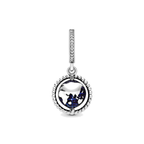 Charm Pandora colgante en plata de ley Globo Giratorio - Bijuvera