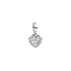 Charm Pandora Colgante Doble Corazón Brillante - Bijuvera