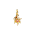 Charm Pandora Colgante Doble Flor Mágica que brilla en la oscuridad de Enredados de Disney - Bijuvera