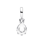 Charm Pandora Colgante Doble Infinito Opalescente - Bijuvera