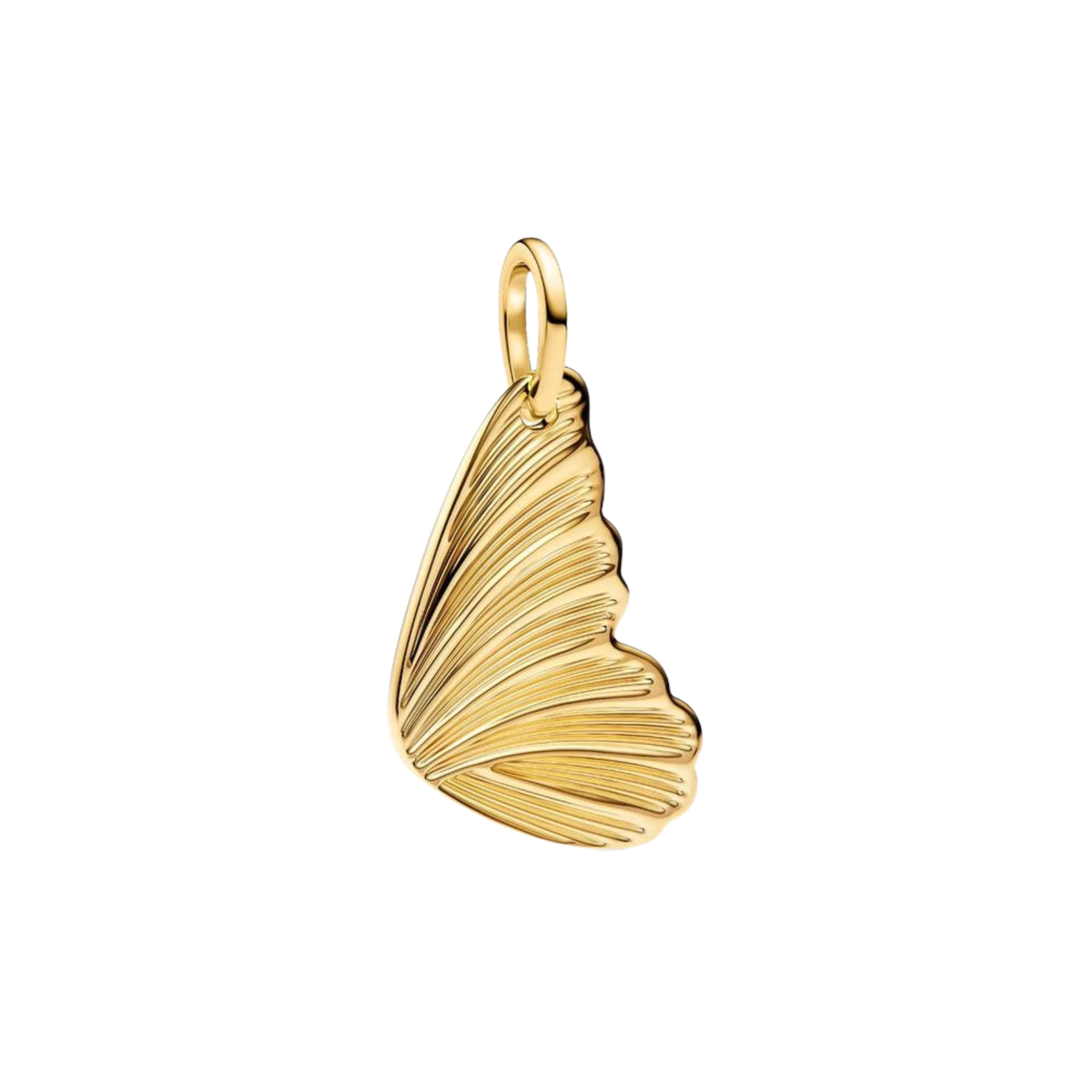Charm Pandora Colgante Etiqueta Ala de Mariposa Grabable - Bijuvera