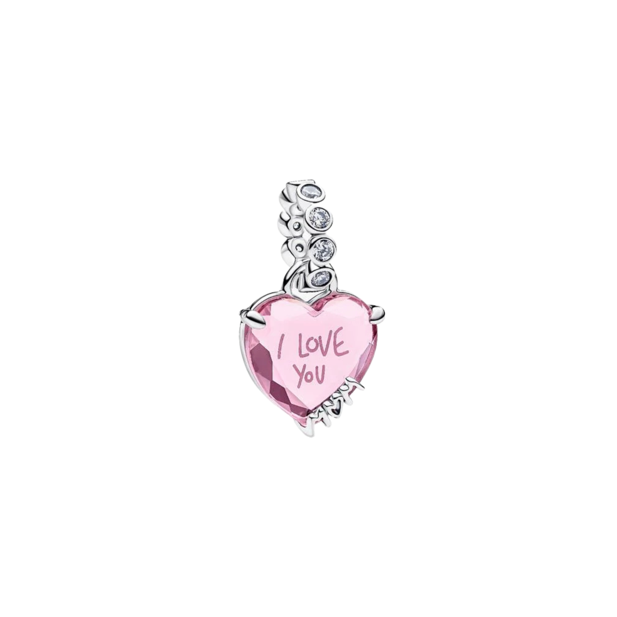 Charm Pandora Colgante I Love You Mom - Bijuvera