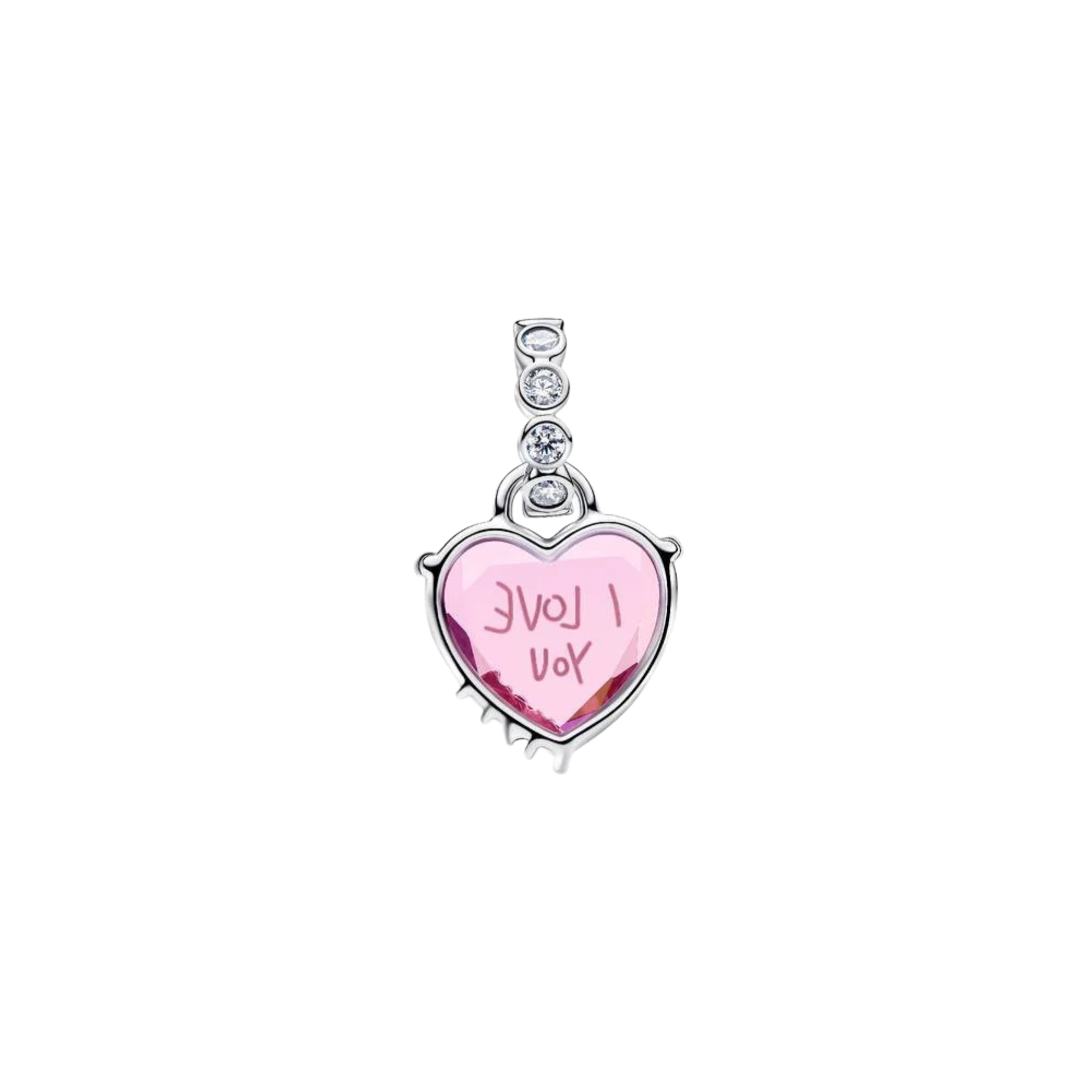 Charm Pandora Colgante I Love You Mom - Bijuvera