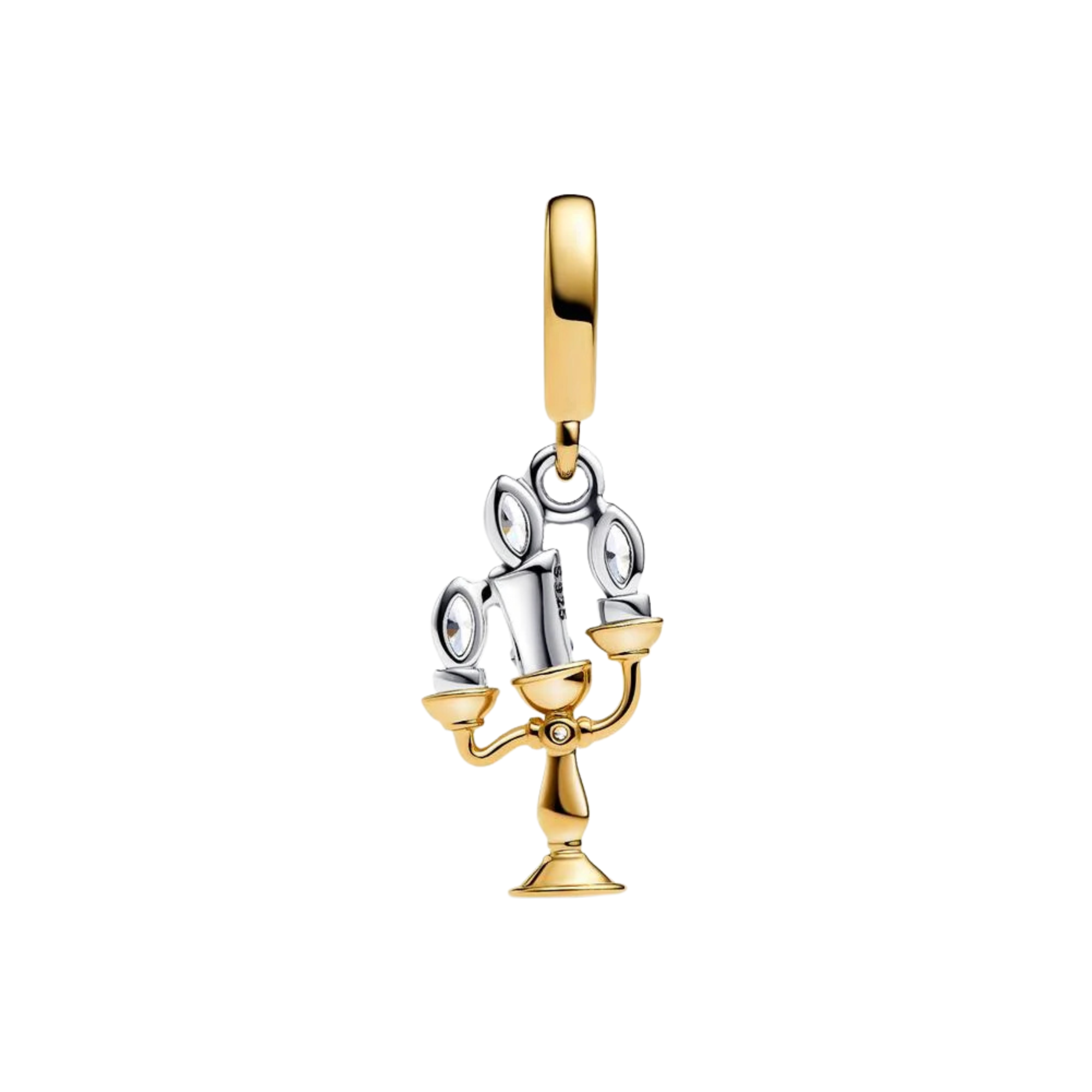 Charm Pandora Colgante Lumiere de La Bella y la Bestia de Disney - Bijuvera