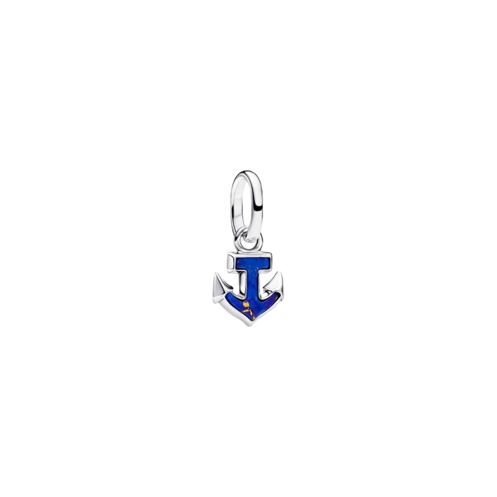 Charm Pandora Colgante Mini Ancla Azul - Bijuvera
