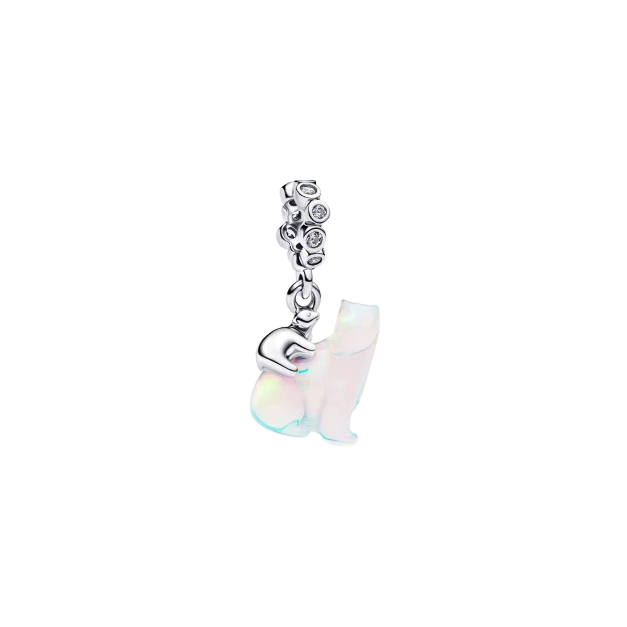 Charm Pandora Colgante Oso Polar Madre y Osezno - Bijuvera