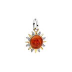 Charm Pandora Colgante Sol Remolino en Dos Tonos - Bijuvera