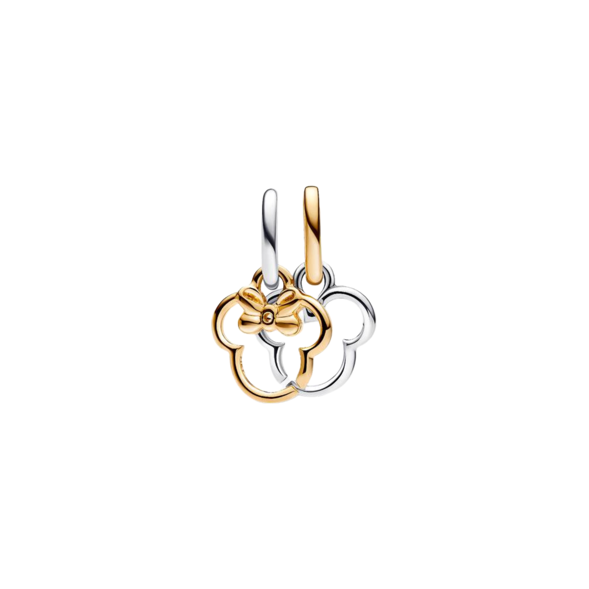 Charm Pandora Colgante Divisible Mickey & Minnie – Plata de Ley 925