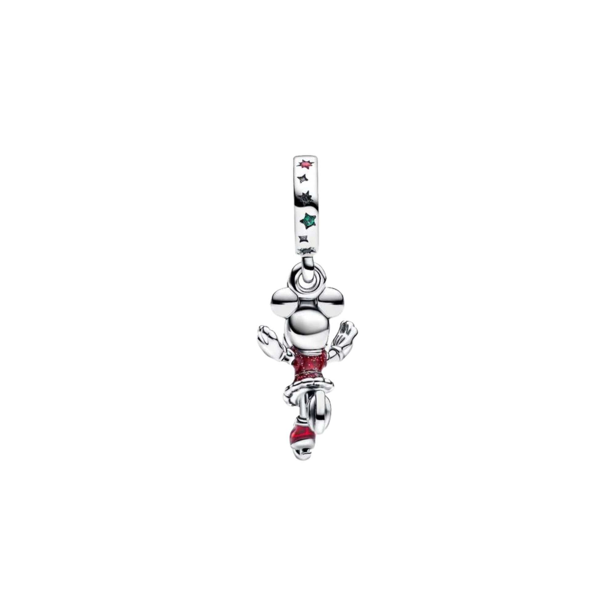 Charm Colgante Pandora Minnie Mouse Patinando Plata de Ley 925
