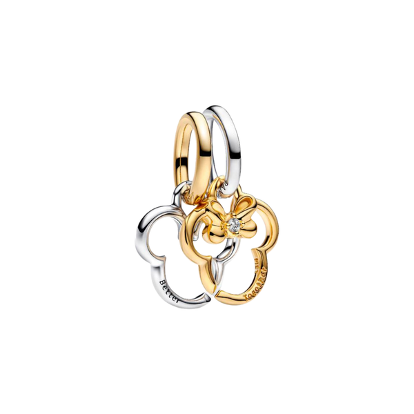 Charm Pandora Colgante Divisible Mickey & Minnie – Plata de Ley 925
