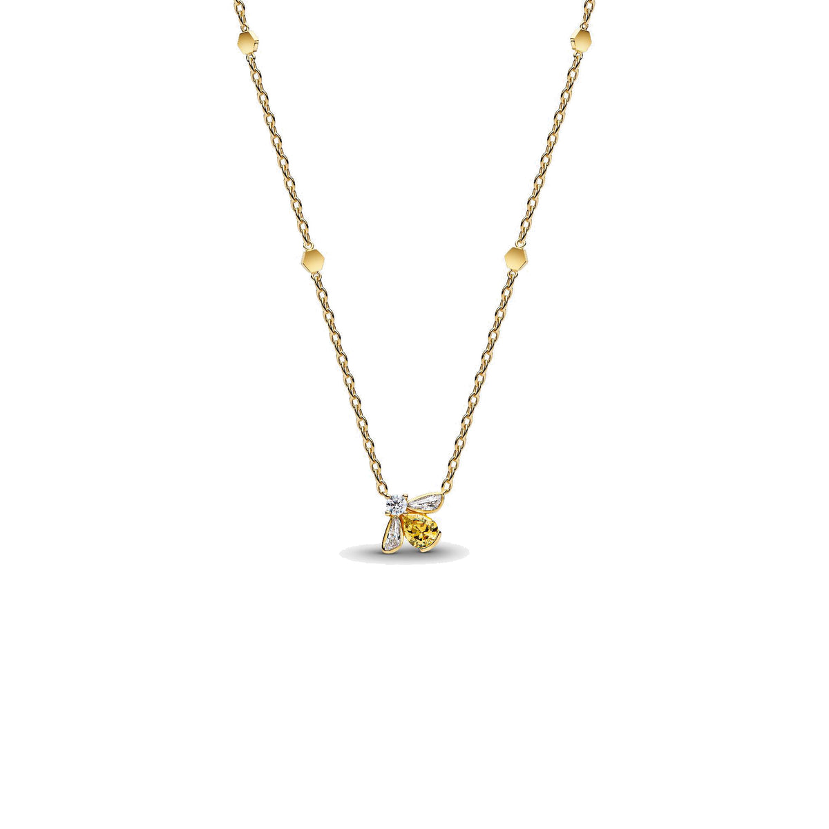 Collar Pandora Abeja Miel - Bijuvera