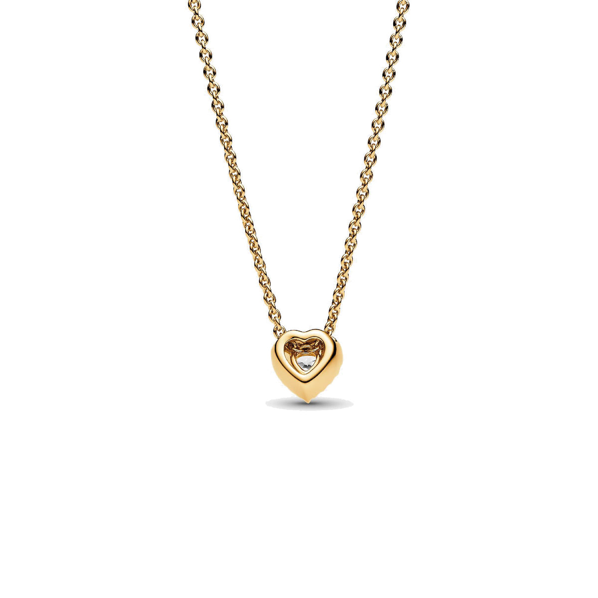 Collar Pandora Brillante Corazón - Bijuvera