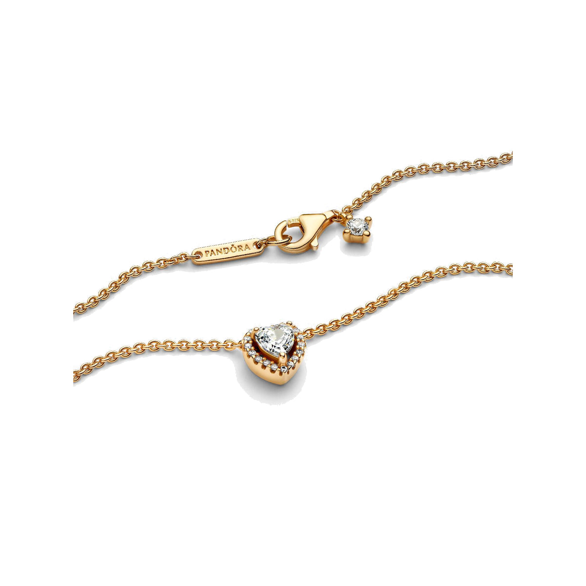 Collar Pandora Brillante Corazón - Bijuvera
