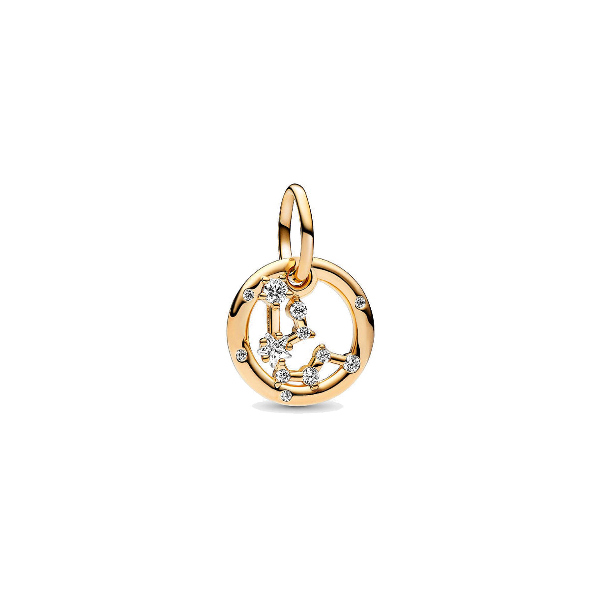 Collar Pandora Charm Colgante Zodiaco Acuario - Bijuvera