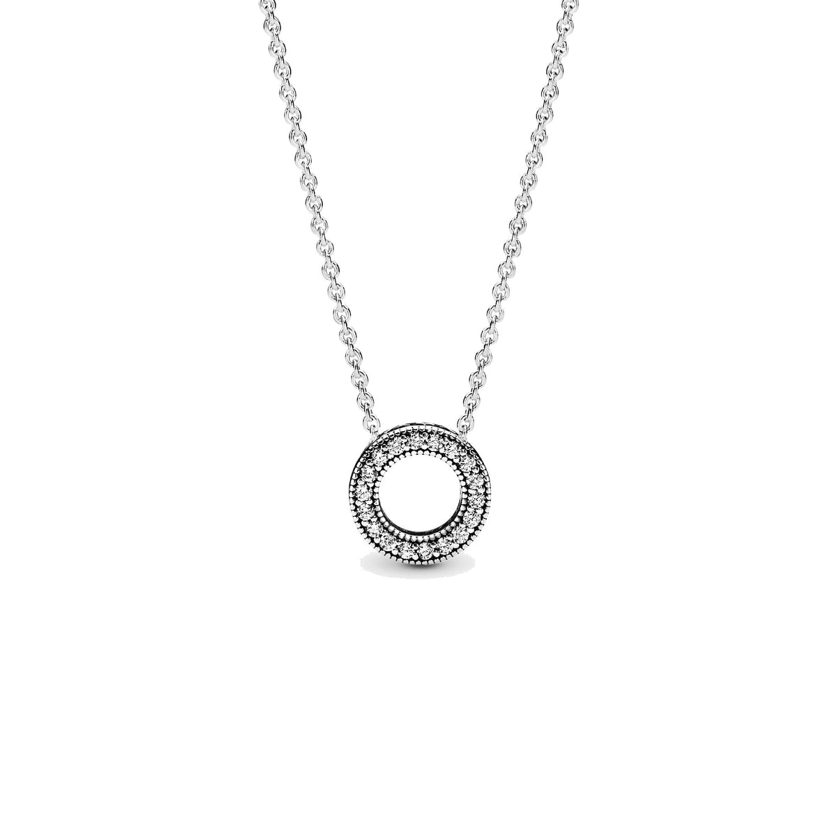 Collar Pandora Círculo de Pavé - Bijuvera