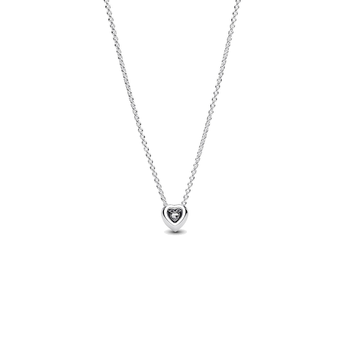 Collar Pandora Corazón en Relieve - Bijuvera