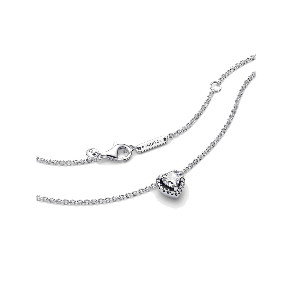 Collar Pandora Corazón en Relieve - Bijuvera