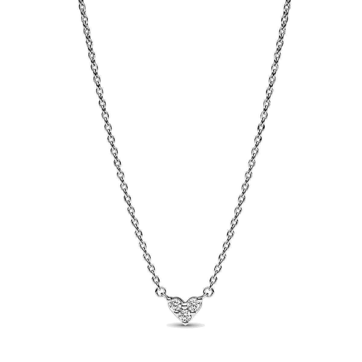 Collar Pandora Corazón triple Gema - Bijuvera