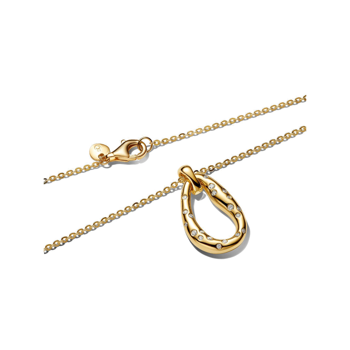 Collar Pandora Forma Orgánica Gemas Engastadas - Bijuvera