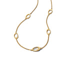 Collar Pandora Forma Orgánica y Perla Ovalada Cultivada de Agua Dulce - Bijuvera
