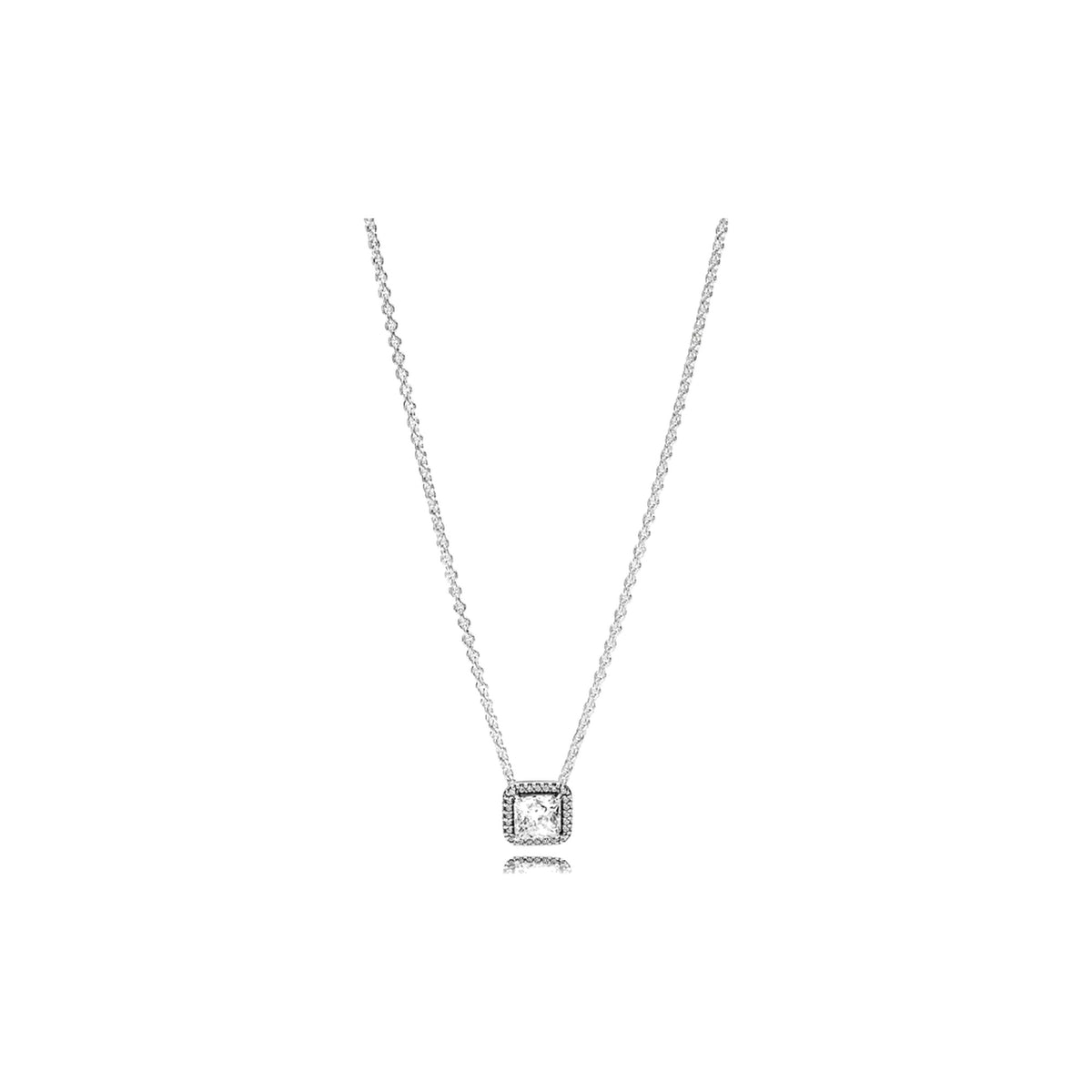 Collar Pandora Plata Circonitas Elegancia Atemporal - Bijuvera