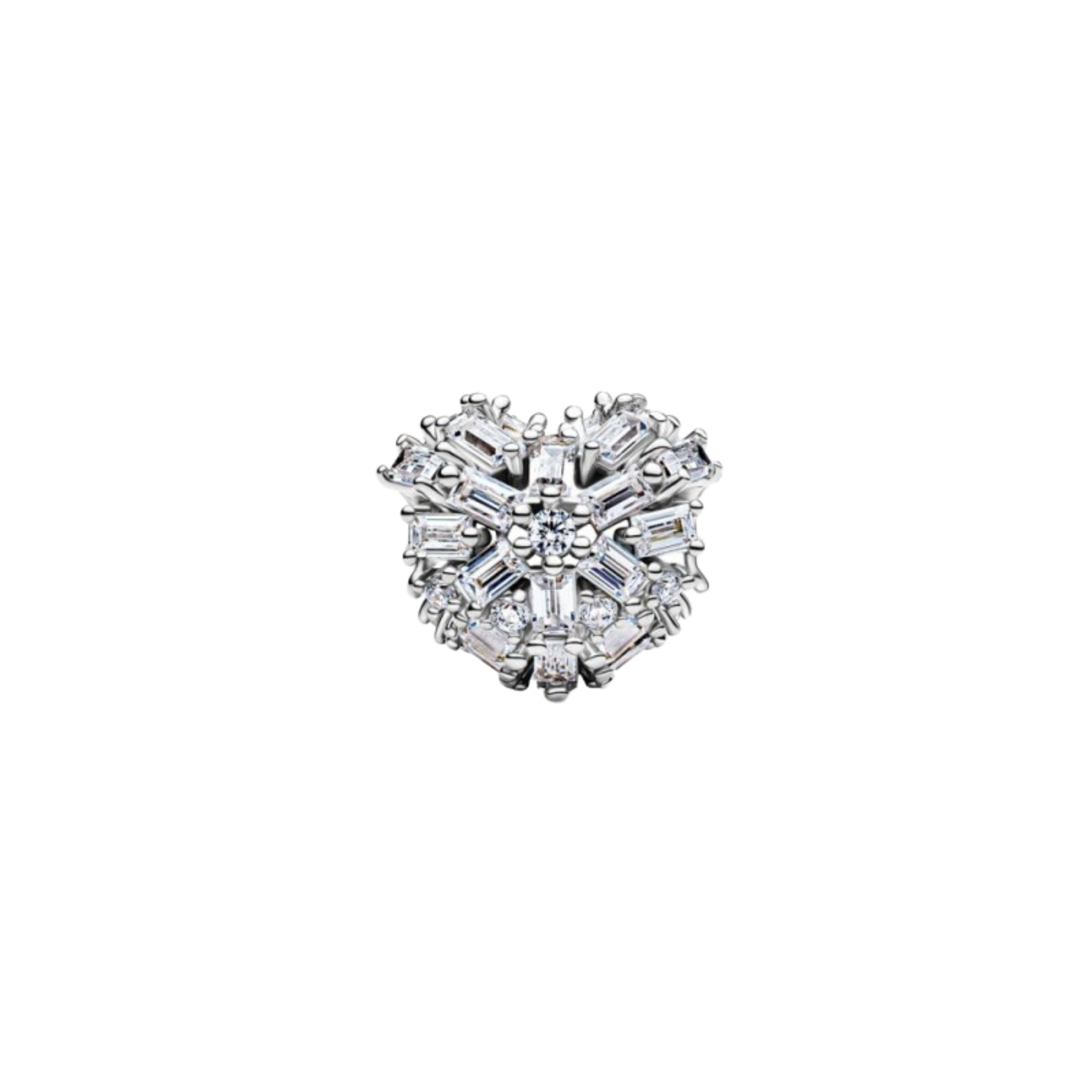 Charm Pandora Corazón Brillante Plata - Bijuvera