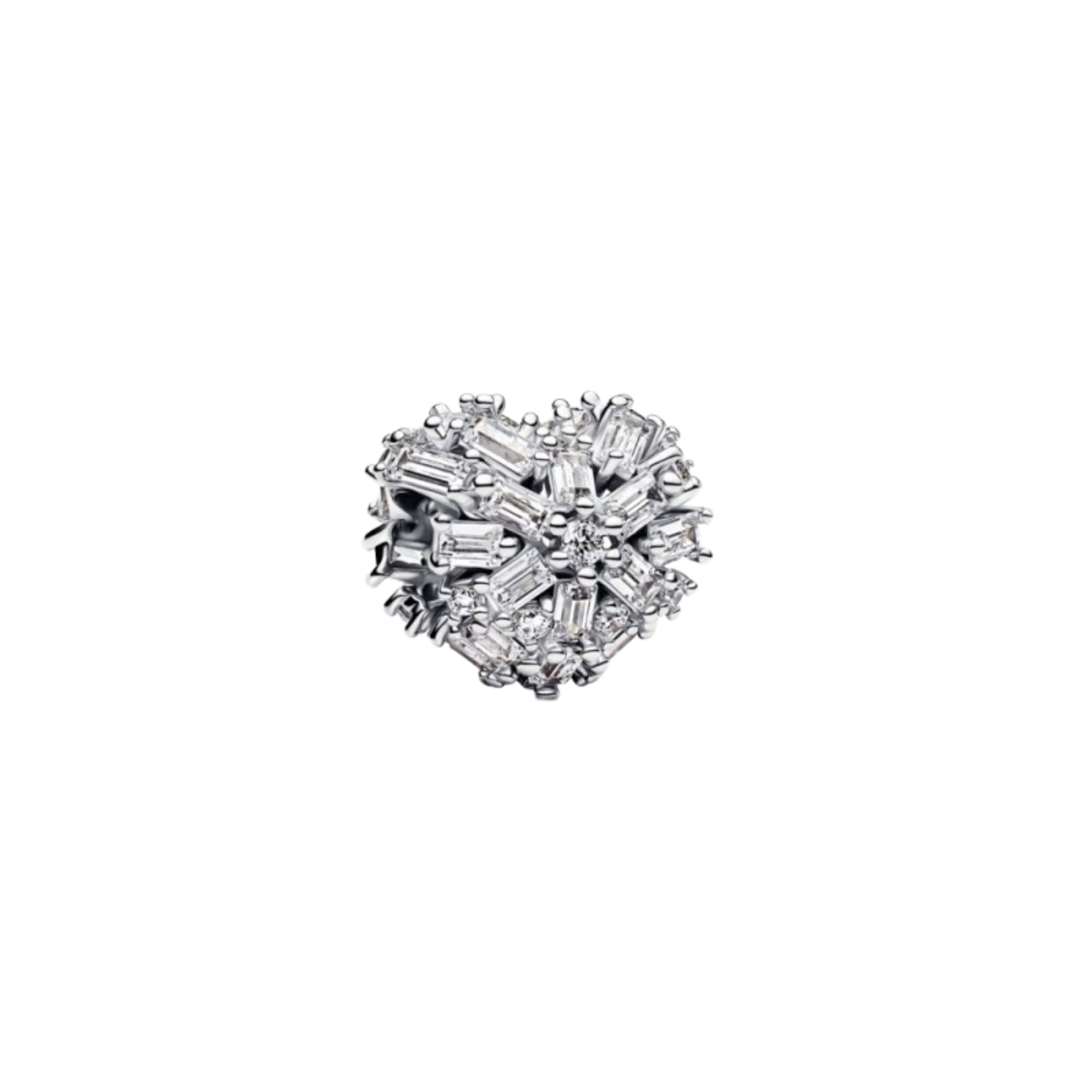 Charm Pandora Corazón Brillante Plata - Bijuvera