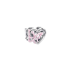 Charm Pandora Corazón y Mariposa Entrelazados - Bijuvera