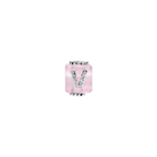 Charm Pandora Cubo Amor Cristal de Murano Rosa - Bijuvera