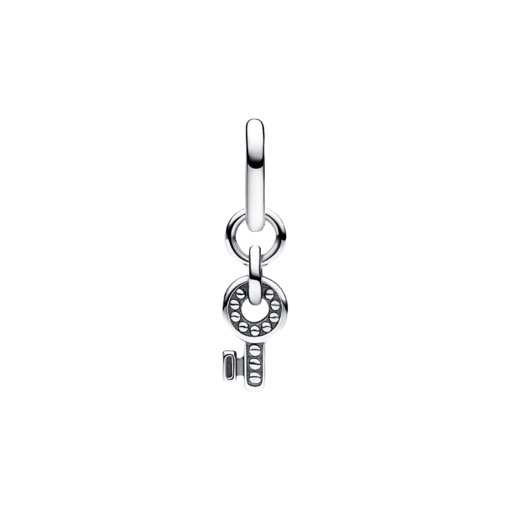 Mini Charm Hangslot Sleutel Pandora ME – 925 Zilver voor Personaliseerbare Armbanden