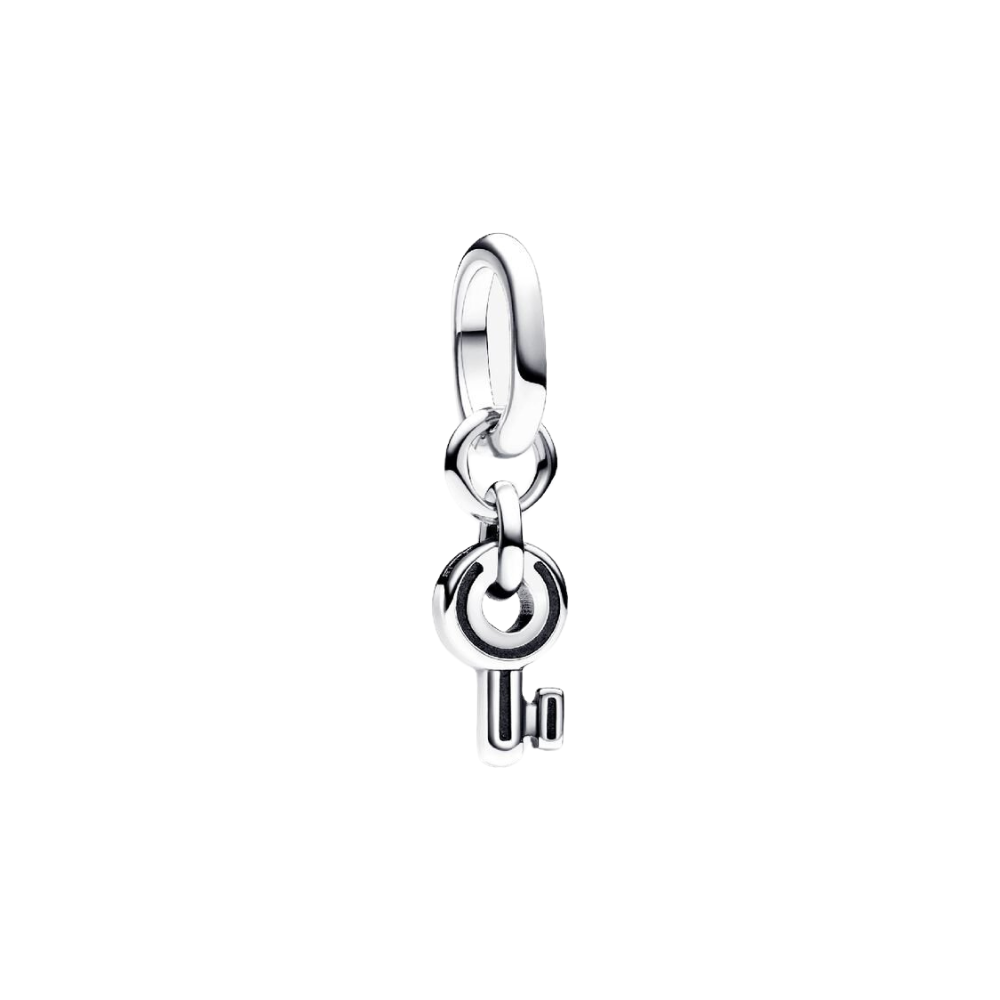 Mini Charm Hangslot Sleutel Pandora ME – 925 Zilver voor Personaliseerbare Armbanden