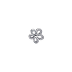 Charm Pandora Flor en Filigrana y Pavé - Bijuvera
