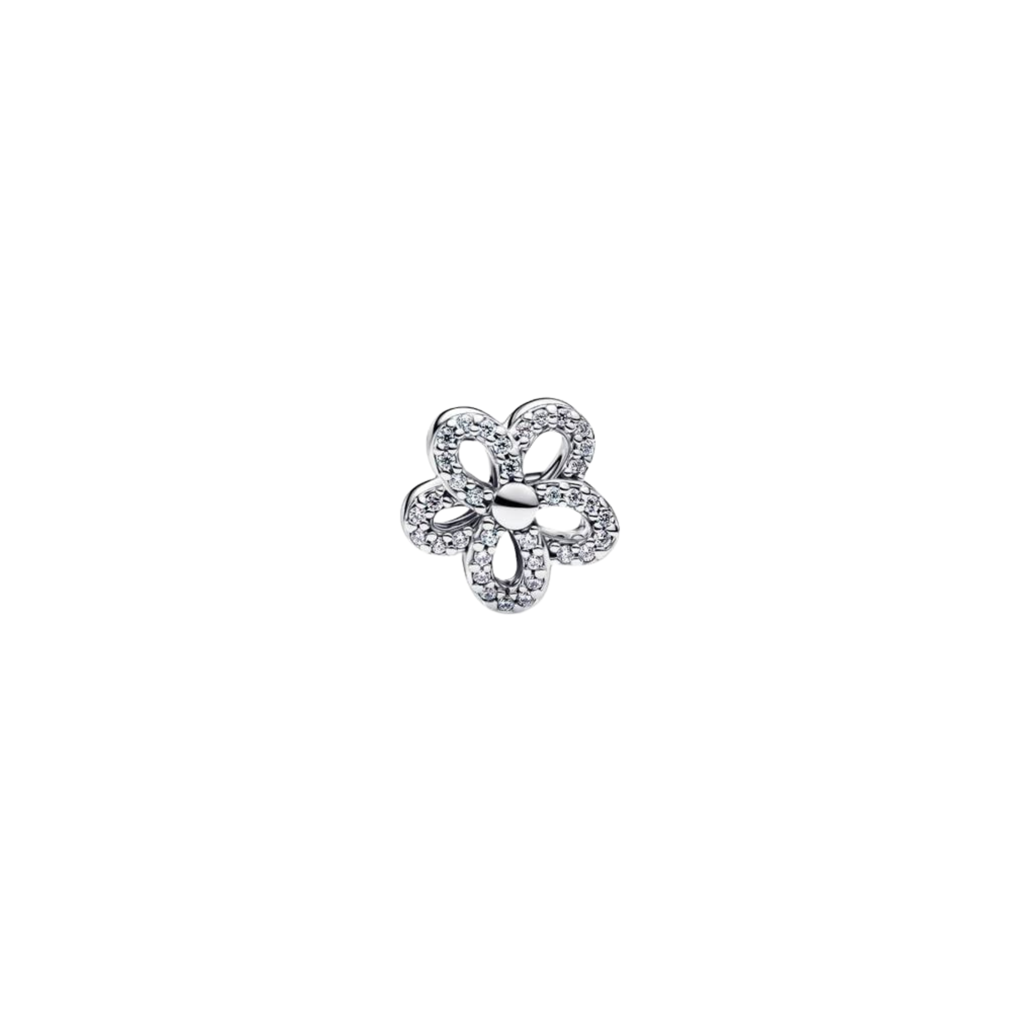 Charm Pandora Flor en Filigrana y Pavé - Bijuvera