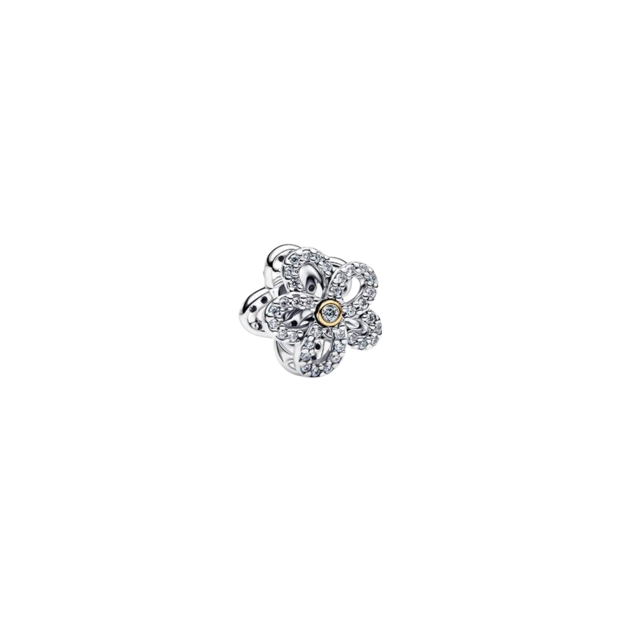 Charm Pandora Flor en Filigrana y Pavé - Bijuvera