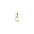 Charm Pandora Mini Colgante Luna Creciente Blanca - Bijuvera