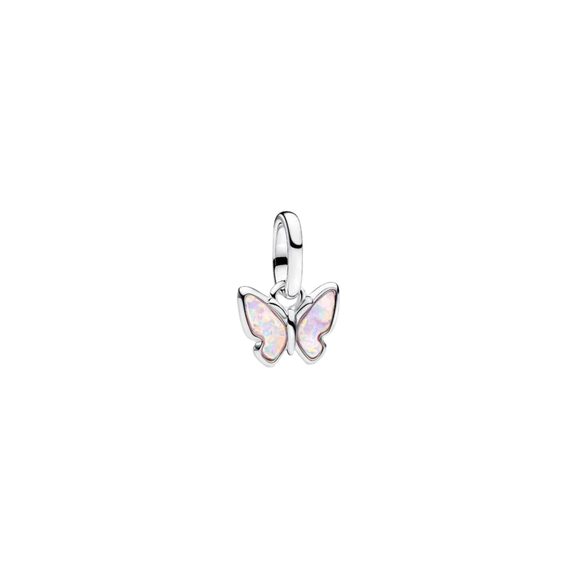 Charm Pandora Mini Colgante Mariposa Rosa - Bijuvera