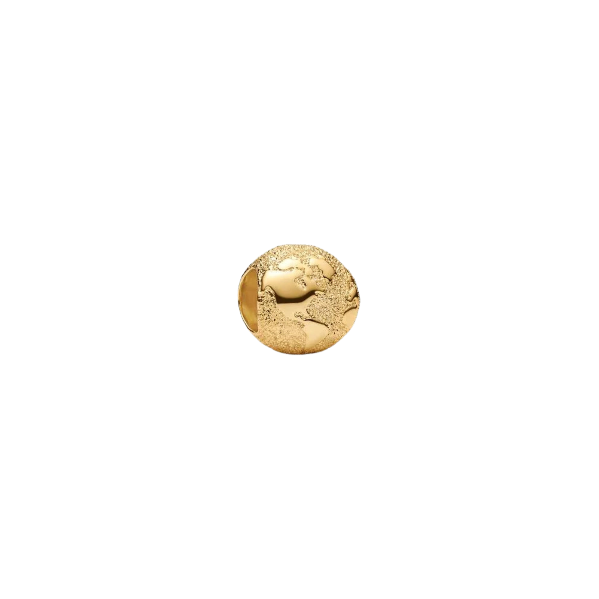 Charm Pandora Mini Globo Terráqueo Textura - Bijuvera