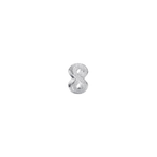 Charm Pandora Mini Símbolo Infinito Textura - Bijuvera